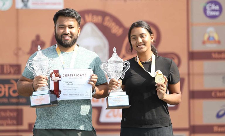 गणेशमान सिंह राष्ट्रिय टेनिसमा सुनिरा र ऋतिक च्याम्पियन
