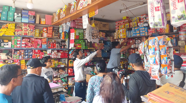 दशैं लक्षित महानगरको बजार अनुगमन तीव्र, १० दिनमा १३० पसल 