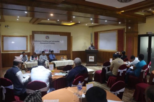 वन्यजन्तु अपराध नियन्त्रणका लागि वन अधिकृतहरूलाई तालिम