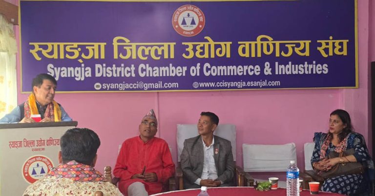 स्वदेशी लगानीबाट पनि सकारात्मक सन्देश प्रवाह गर्न सकिन्छ : अध्यक्ष ढकाल