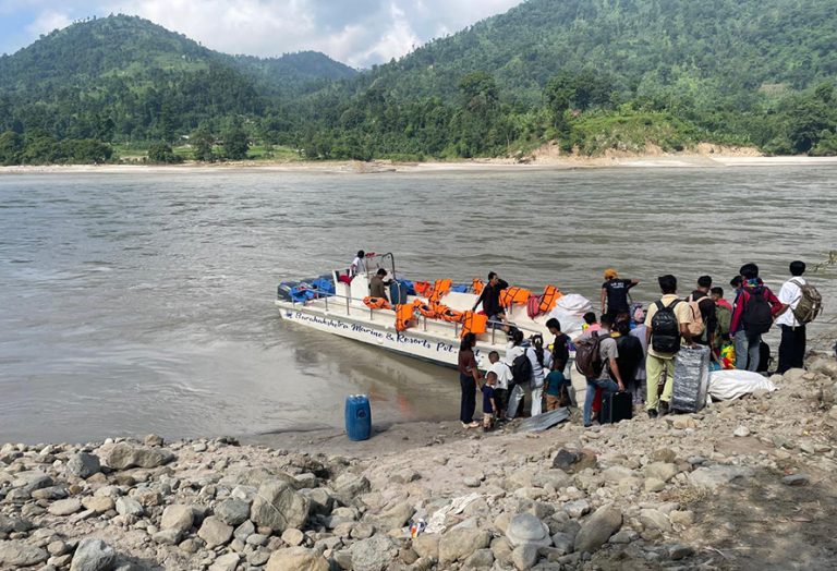 सप्तकोशीमा ‘जेटबोट’ पुनः सञ्चालनमा
