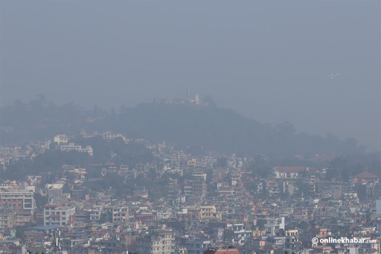 काठमाडौं बन्यो विश्वकै चौथो प्रदूषित सहर