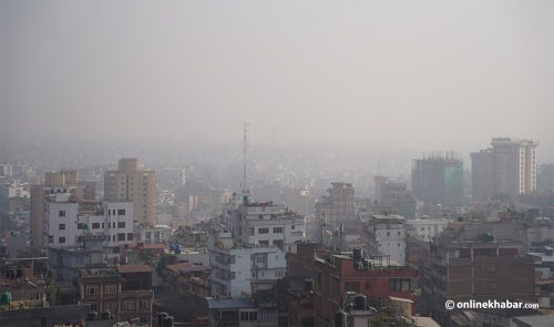 चिसोसँगै काठमाडौं उपत्यकामा वायु प्रदूषण बढ्यो
