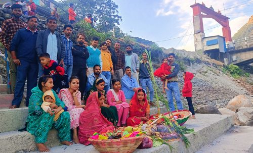 हिमाली जिल्लामा पनि छठ पर्व मनाइयो