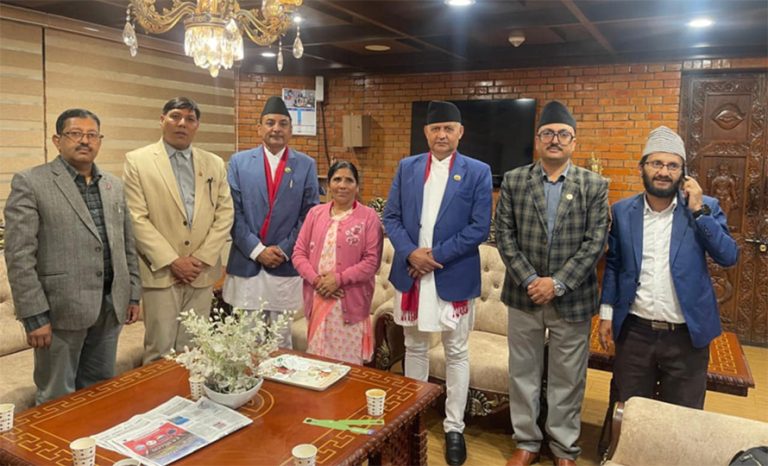 लुम्बिनी प्रदेशका मुख्यमन्त्री आचार्य चीन प्रस्थान