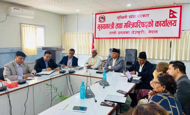 बुटवल–गोरुसिंगे–चन्द्रौटा सडक सास्ती नहुनेगरी विस्तार गर्न मुख्यमन्त्रीको निर्देशन