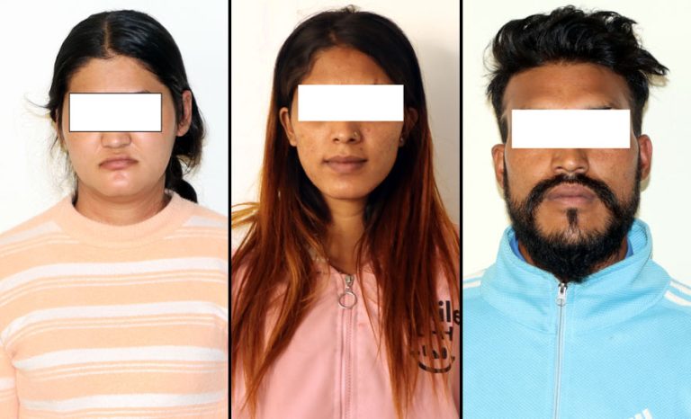 हनी ट्रयापमा पारेर रकम असुल्ने समूहका ३ जना पक्राउ