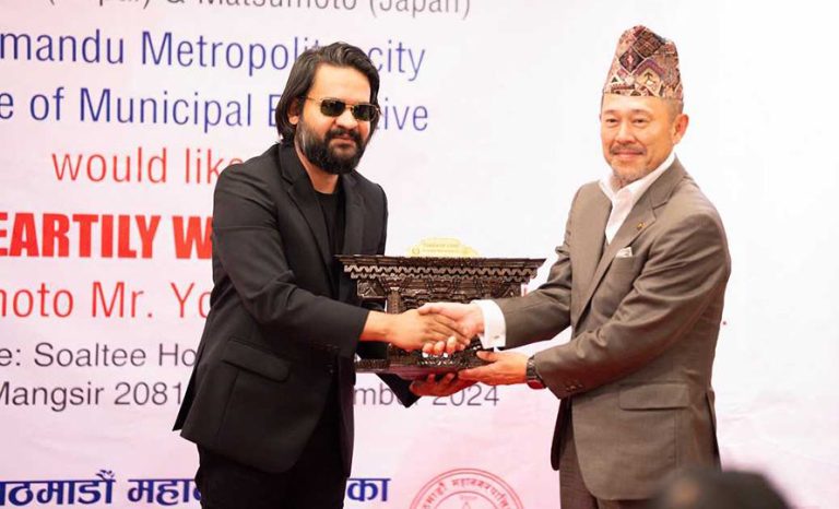 जापानको मात्सुमोतो नगर प्रमुख काठमाडौंमा