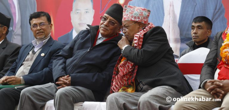 कीर्तिपुरमा माओवादीको चुनावी सभा (तस्वीरहरू)
