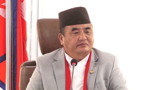 ३ महिनाभित्र खाँदबारी–किमाथाङ्का सडकको ‘ट्र्याक’ खुल्छ : रक्षामन्त्री राई