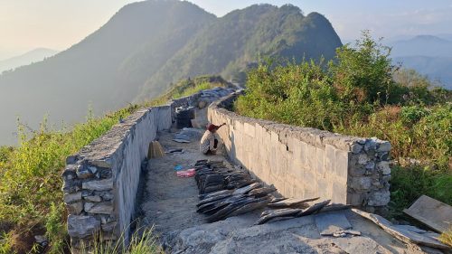 बन्दीपुरको मुकुन्देश्वरी पदमार्ग निर्माणले लियो गति