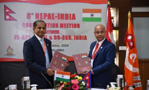 सकियो नेपाल-भारत आठौं समन्वयात्मक बैठक, सीमामा हुने अवैध क्रियाकलाप रोक्न दुवै देश सहमत