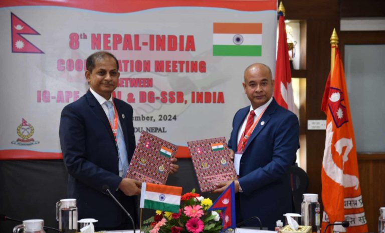 सकियो नेपाल-भारत आठौं समन्वयात्मक बैठक, सीमामा हुने अवैध क्रियाकलाप रोक्न दुवै देश सहमत