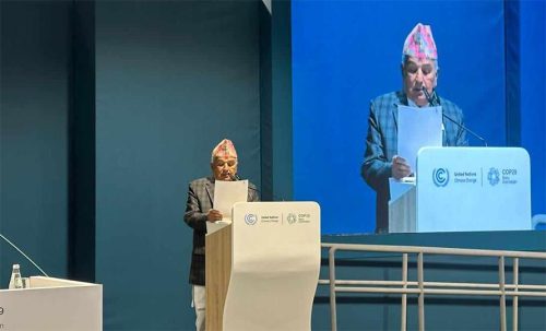 जलवायु समस्या र गरिबी निवारण कार्यक्रमलाई एकीकृतरुपमा सम्बोधन गर्नुपर्छ : राष्ट्रपति पौडेल