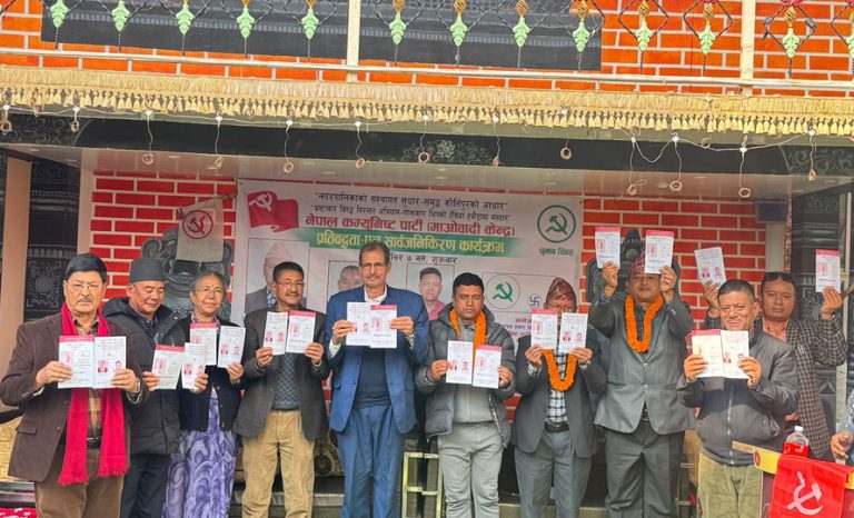 कीर्तिपुरका माओवादी उम्मेदवारको घोषणा- भरतपुरजस्तै बनाउने लक्ष्य छ