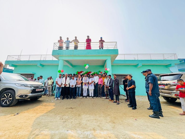 मन्त्री यादवले गरे मुस्लिम विवाह भवनको उद्घाटन
