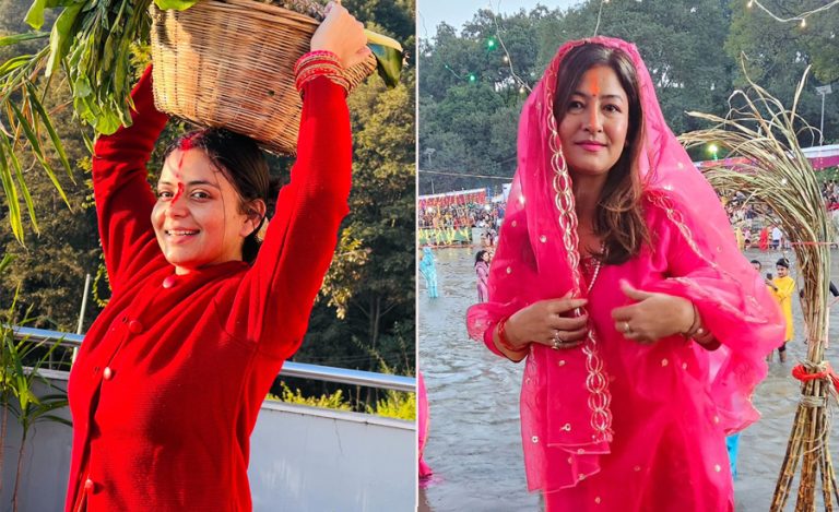 सेलेब्रिटीले मनाए छठ (तस्वीर)