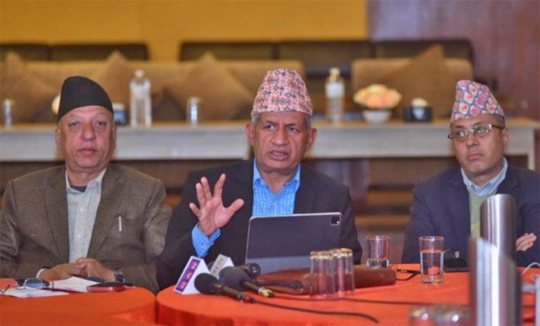 एमालेले भन्यो : काठमाडौंको सभा अराजकताविरुद्ध