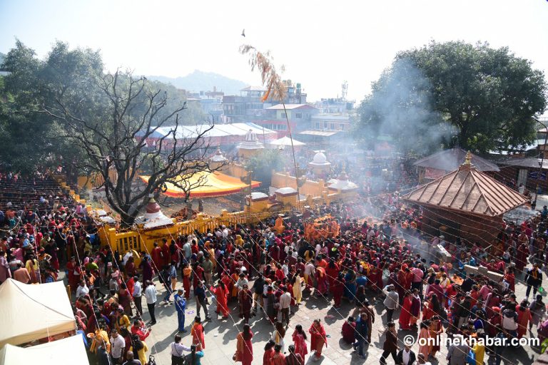 बूढानीलकण्ठमा हरिबोधिनी एकादशी मनाउनेको घुइँचो (तस्वीरहरु)