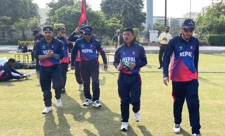 ब्लाइण्ड टी२० क्रिकेट विश्वकपमा नेपाल पाकिस्तानसँग पराजित