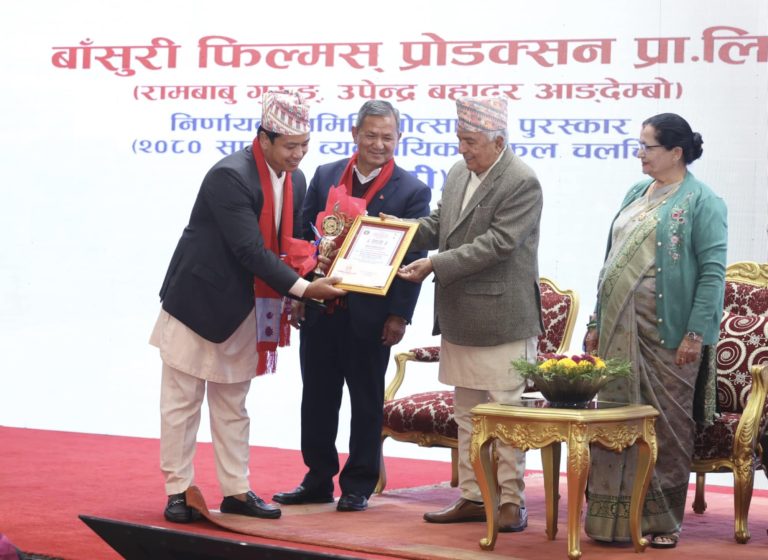 ‘जारी’लाई सर्वोत्कृष्ट व्यवसायिक फिल्म विधामा राष्ट्रिय चलचित्र पुरस्कार