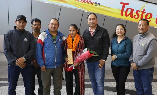 कीर्तिमानी धावक सुनमायाको स्वागत