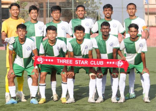 सनिलको गोलमा थ्री स्टारले मनाङलाई हरायो