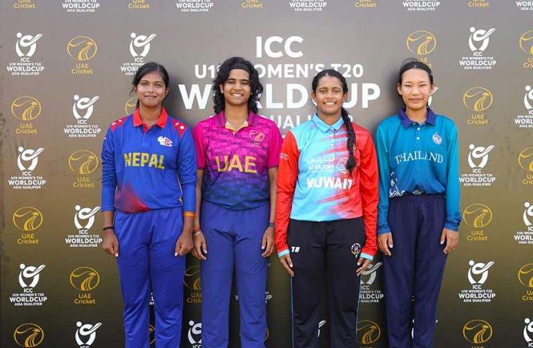 आईसीसी यू-१९ महिला टी २० विश्वकप छनोटमा थाइल्याण्डसँग खेल्दै नेपाल