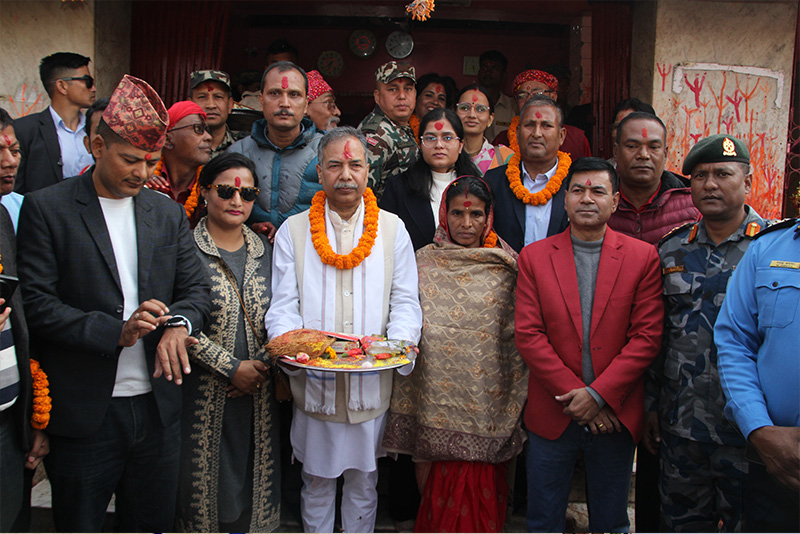 गढीमाई मेलाको उद्घाटनका क्रममा उपराष्ट्रपति रासहायप्रसाद यादव