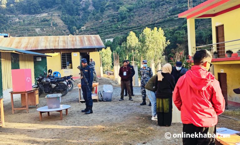 जाजरकोटको नलगाडमा ५४ प्रतिशत मतदान