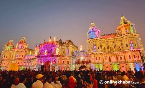 सीताराम विवाहपञ्चमीको पहिलो दिन आज नगरदर्शन मनाइयो