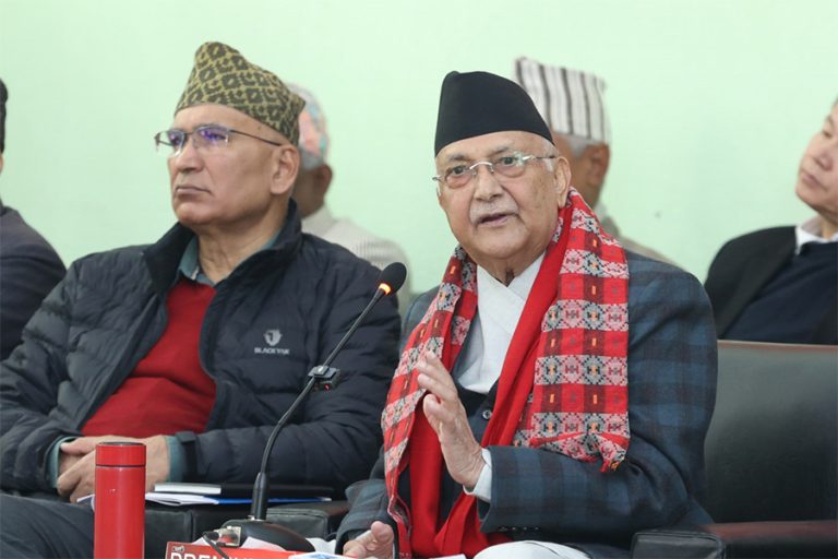 प्रधानमन्त्री ओलीले भने– एमाले राजनीति गर्न होइन, देश बनाउन बनेको हो