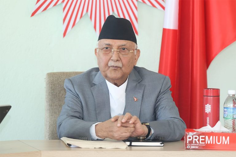 ओलीको प्रस्ट सन्देशः म भइञ्जेल अध्यक्षको विकल्प नखोज्नू