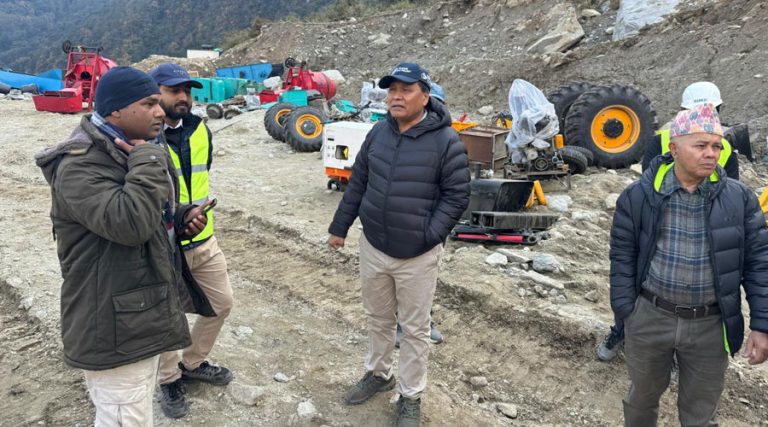 माथिल्लो अरुणको पहुँचमार्ग निर्माण थालियो
