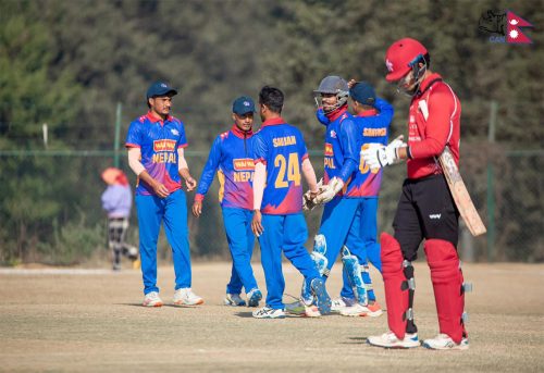 यु-१९ एकदिवसीय क्रिकेट : हङकङविरुद्धको शृंखलामा नेपालको ‘क्लिनस्विप’
