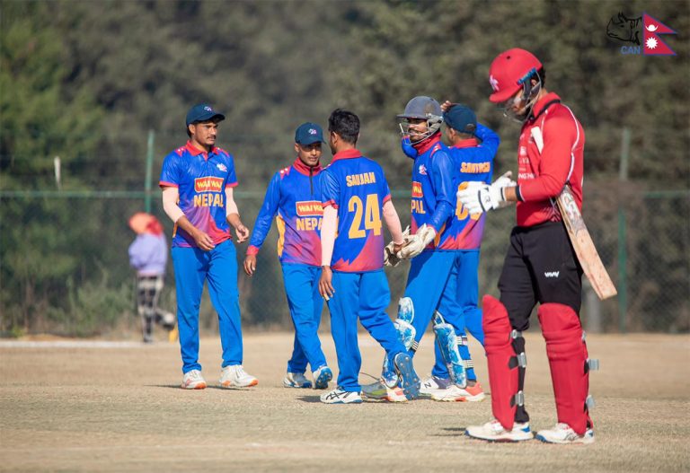 यु-१९ एकदिवसीय क्रिकेट : हङकङविरुद्धको शृंखलामा नेपालको ‘क्लिनस्विप’