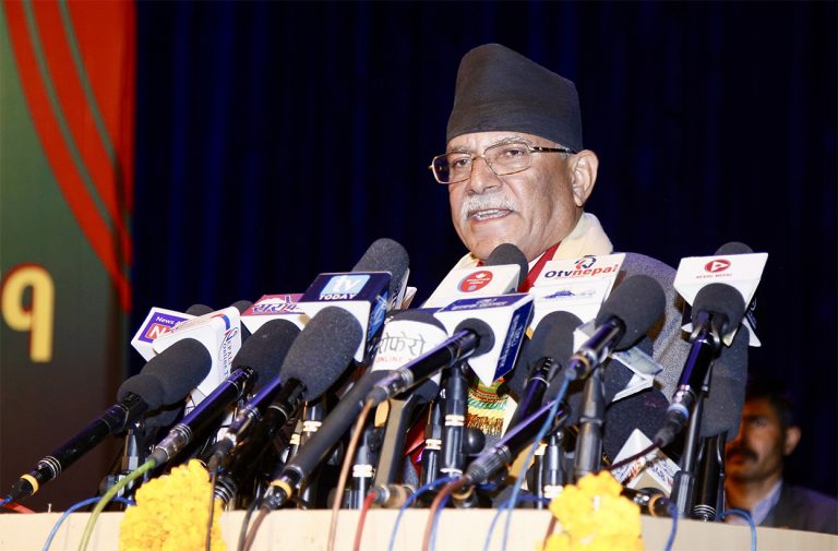 कसैको वैशाखी टेक्दैनौं, नयाँ जनक्रान्तिका लागि अघि बढेँ : प्रचण्ड