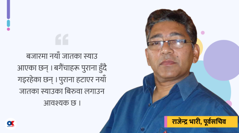 ‘ढुवानी सहज भए स्याउखेती अझै फैलन्छ’