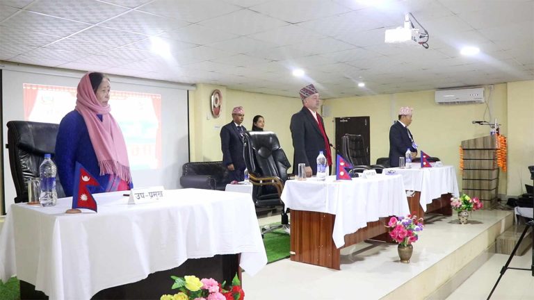 रेसुङ्गाको वडानम्बर १४ टुक्राउने प्रस्ताव नगरसभाबाट पास