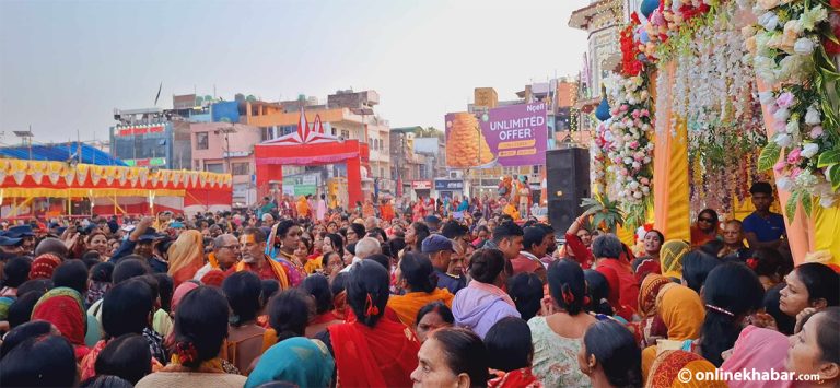 अयोध्याबाट ५ सय जन्ती आइपुगे जनकपुरधाम (तस्वीरहरू)