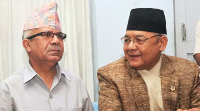 पार्टी एकताबारे माधव र वामदेवबीच साढे २ घण्टा छलफल