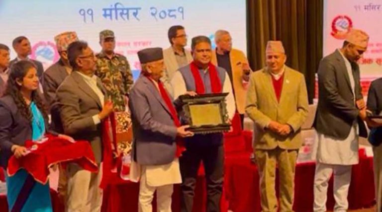 बरुण बेभरेज सम्मानित