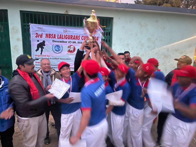 तेस्रो एनबीएसए लालीगुराँस बेसबल कपको उपाधि राइजिङ स्टारलाई