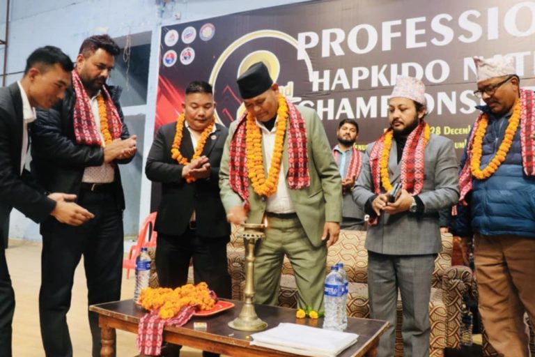 दोस्रो प्रोफेसनल हाप्किडो राष्ट्रिय प्रतियोगिता सुरु