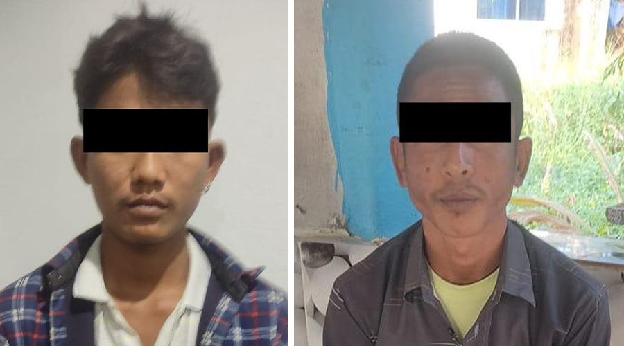 चन्दा आरोपमा झापा प्रहरीको हिरासतमा रहेका धिरज माझी र राजकुमार माझी