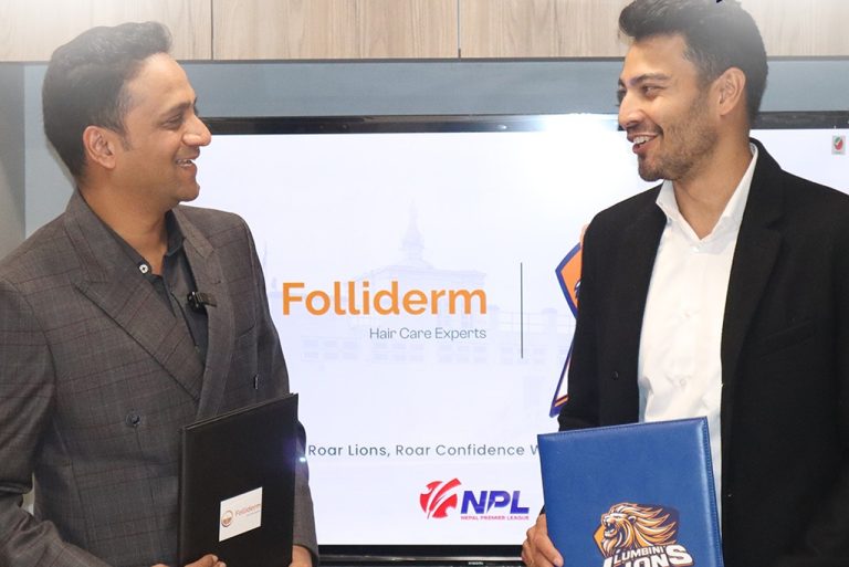 फोलिडर्म बन्यो लुम्बिनी लायन्सको ‘कन्फिडेन्स पार्टनर’
