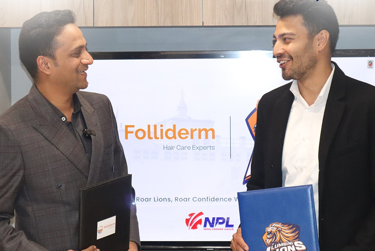 फोलिडर्म बन्यो लुम्बिनी लायन्सको ‘कन्फिडेन्स पार्टनर’
