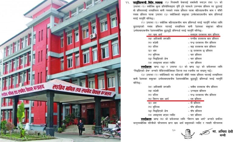 निजामती सेवामा खस आर्यलाई पनि आरक्षण प्रस्ताव