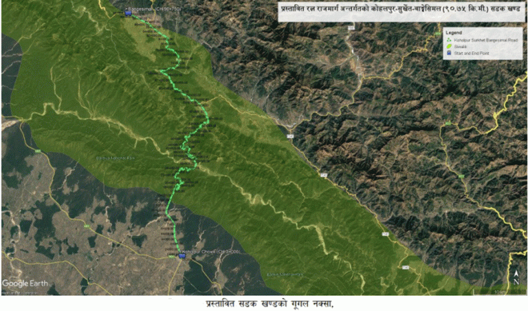 साढे ६ अर्बमा ९० किलोमिटर लामो रत्न राजमार्ग स्तरोन्नति हुने
