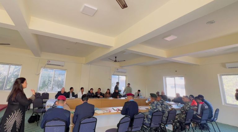 सुदूरपश्चिम प्रदेशको विपद् रोकथाम गर्न नीति निर्माणबारे छलफल
